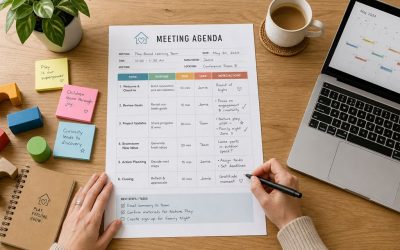 Meeting Agenda Template for Your EOFY & Mid-Year Play Kit