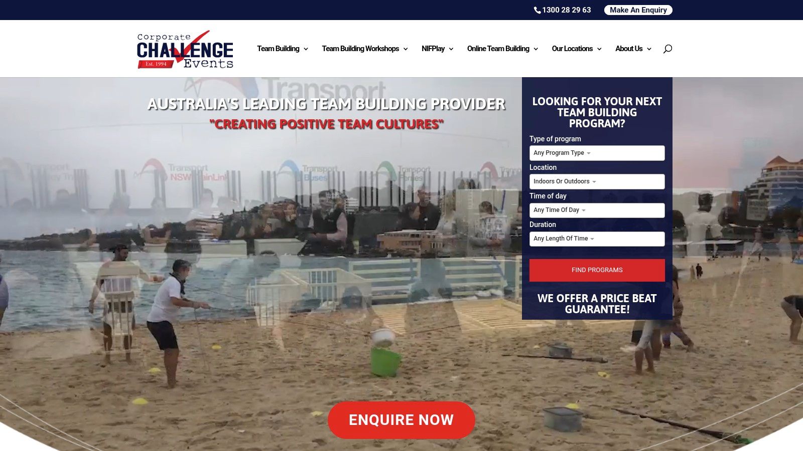Screenshot from https://www.corporatechallenge.com.au