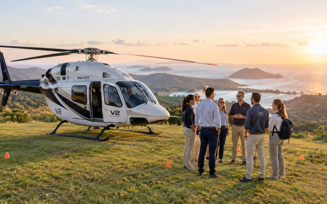 Corporate Challenge Events and V2 Helicopters launch Charter & Challenge in Queensland
